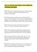 CPS 510 STUDY QUESTIONS 2026 COMPLETE ANSWERS OFFERED