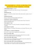 CMN 548 MODULE 1 STUDY GUIDE PRACTICE QUESTIONS WITH VERIFIED ANSWERS