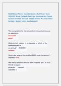NASM Senior Fitness Specialist Exam &vert;&vert; Most Recent Exam  2026-2027 Actual Complete Real Exam Questions And Correct  Answers &lpar;Verified  Answers&rpar;  Already Graded  A&plus; &vert; Guaranteed  Success &vert; Newest  Exam &vert; Just Released&excl;&excl;