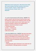 NIHSS Stroke Scale Testing Exam &vert;&vert; Most Recent Exam 2026 2027 Actual Complete Real Exam Questions And Correct  Answers &lpar;Verified  Answers&rpar;  Already Graded  A&plus; &vert;                Guaranteed Success &vert; Newest  Exam &vert; Just                              Released&excl;