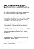 CRCR ACTUAL EXAMINATION 2026 QUESTIONS WITH SOLUTIONS GRADED A&plus;