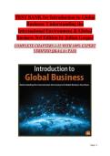 Test Bank for Introduction to Global Business&colon; Understanding the International Environment & Global Business 3rd Edition by Julian Gaspar &comma; All Chapters Included