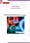 Test Bank for Lilley&rsquo;s Pharmacology for Canadian Health Care Practice&comma; 4th Edition &lpar;Sealock&rpar; &ndash; Verified Questions & Answers with Rationales&comma; Chapters 1&ndash;58