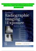 TEST BANK Fauber&rsquo;s Radiographic Imaging & Exposure &lpar;7th Edition&rpar; &vert; Latest Update 2026&sol;2027&vert; Verified Radiography Resource