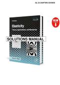 Elasticity&colon; Theory&comma; Applications&comma; and Numerics &lpar;5th Edition&rpar; by Martin H&period; Sadd &ndash; Solution Manual &vert; Complete Worked Solutions for Elasticity