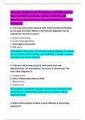 Women&rsquo;s Health Nurse Practitioner &lpar;WHNP&rpar; Practice  Exam Verified Questions&comma; Correct Answers&comma; and  Detailed Explanations for Science Students&vert;&vert;Already  Graded A&plus; 