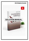 Engineering Vibration &lpar;5th Edition&rpar; by Daniel J&period; Inman &ndash; Solution Manual &vert; Complete Worked Solutions for Mechanical Vibrations