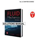 Fluid Mechanics &lpar;9th Edition&rpar; by Frank M&period; White &ndash; Solution Manual &vert; Complete Worked Solutions for Fluid Mechanics