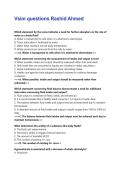 Vsim questions Rashid Ahmed QUESTIONS WITH 100&percnt; PASSED ANSWERS&excl;&excl;