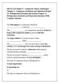3B2 C8-11 &lpar;Chapter 8 - Compressor Theory and Designs Chapter 9 - Compressor Auxiliaries and Operation Chapter 10 - Refrigeration Principles and Systems Chapter 11 - Refrigeration Auxiliaries and Operation&rpar; Questions With Complete Solutions