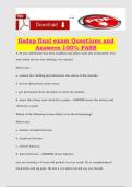 fisdap final exam Questions and Answers 100&percnt; PASS