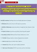 NSG 121 Health Assessment - Herzing Exam 2 Study Guide 2026 Updated Exam Questions & Answers With Detailed Rationales &vert; Instant PDF Download