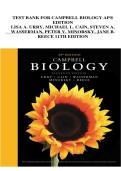 Campbell Biology&comma; 12th Edition&comma; Higher Education&comma; 2026 &ndash; Comprehensive lecture summaries and practice questions
