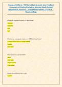 Exam 4&colon; NUR 170 Concepts of Medical-Surgical Nursing &ndash; Galen College &lpar;2026&ndash;2027&rpar; &vert; Complete Study Guide with Q&A and Elaborations