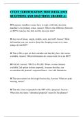 CVENT CERTIFICATION TEST BANK 2026 QUESTIONS AND SOLUTIONS GRADED A&plus;