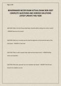 BOILERMAKER NCCER EXAM ACTUAL EXAM 2026-2027 COMPLETE QUESTIONS AND VERIFIED SOLUTIONS LATEST UPDATE THIS YEAR&period;pdf