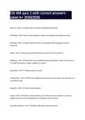 CD 450 quiz 1 with correct answers rated A&plus; 2025&sol;2026