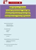 NUR 210 Exam 3 Review Principles of Pharmacology &ndash; Galen 2026 Updated Exam Questions & Answers With Detailed Rationales &vert; Instant PDF Download