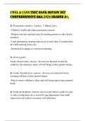 CWEL & CANS TEST BANK REVIEW SET COMPREHENSIVE Q&A 2026 GRADED A&plus;