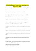 NSG 530 Exam 1Questions and Correct Answers 2026