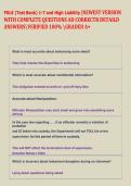 FDLE &lpar;Test Bank&rpar; 1-7 and High Liability &vert;NEWEST VERSION  WITH COMPLETE QUESTIONS AD CORRECTR DETAILD  ANSWERSVERIFIED 100&percnt; GRADED A&plus; 