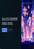 EXAM-FOCUSED GCSE AQA REVISION NOTES &lpar;CHEMISTRY PAPER 1&rpar;