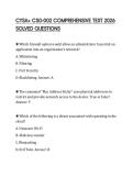 CYSA&plus; CS0-002 COMPREHENSIVE TEST 2026 SOLVED QUESTIONS