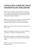 CS0-002 COMPTIA CYBERSECURITY ANALYST EXAM REVIEW FILE 2026 TESTED QUESTIONS