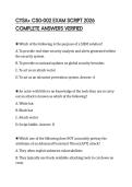 CYSA&plus; CS0-002 EXAM SCRIPT 2026 COMPLETE ANSWERS VERIFIED