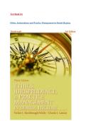 Test Bank for Ethics&comma; Juriprudence and Practice Management in Dental Hygiene 3rd Edition &lpar;Kimbrough&comma; 2026&rpar;&comma; All Chapters&period;