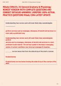 Milady CIMA Ch&period; 02 General Anatomy & Physiology  NEWEST VERSION WITH COMPLETE QUESTIONS AND  CORRECT DETAILED ANSWERS VERIFIED 100&percnt; ACTUAL  PRACTICE QUESTIONS Milady CIMA LATEST UPDATE 