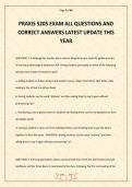 PRAXIS 5205 Practice Exam ACTUAL EXAM 
