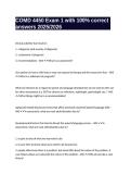 COMD 4450 Exam 1 with 100&percnt; correct answers 2025&sol;2026