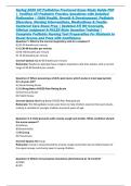 Spring 2026 ATI Pediatrics Proctored Exam Study Guide PDF &vert;  Verified ATI Pediatric Practice Questions with Detailed Rationales &vert; Child Health&comma; Growth & Development&comma; Pediatric Disorders&comma; Nursing Interventions&comma; Medications & Family-Centered Care Exam Prep 