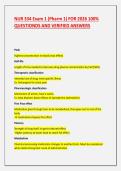 NUR 334 Exam 1 &lpar;Pharm 1&rpar; FOR 2026 100&percnt; QUESTIONDS AND VERIFIED ANSWERS