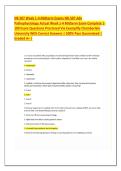 NR 507 Week 1-4 Midterm Exams NR-507 Adv Pathophysiology Actual Week 1-4 Midterm Exam Complete 1- 100 Exam Questions Proctored Via Examplify Chamberlain University With Correct Answers &vert; 100&percnt; Pass Guaranteed &vert; Graded A&plus; &vert;