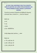 IEC YEAR 3 FINAL EXAM NEWEST 2026 ACTUAL EXAM WITH  COMPLETE QUESTIONS AND CORRECT DETAILED ANSWERS &lpar;100&percnt;  VERIFIED ANSWERS&rpar; &vert;ALREADY GRADED A&plus;&vert; &vert;&vert;PROFESSOR  VERIFIED&vert;&vert;