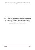 Test Bank for International Financial Management 9th Edition by Cheol Eun&comma; Bruce Resnick & Tuugi Chuluun &vert; Complete Chapter Coverage &vert; Exam-Ready & Fully Updated &vert; ISBN 9781260013870