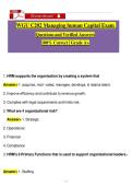 WGU C202 Managing human Capital Exam  Questions and Verified Answers 100&percnt; Correct &vert; Grade A&plus;