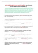WGU C202 Managing Human Capital Final Exam Questions with Correct Verified Answers &vert; GRADED A&plus;