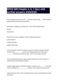 SPCE 609 Chapter 4&comma; 5&comma; 7 Quiz with verified answers 2025&sol;2026