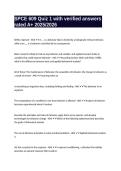 SPCE 609 Quiz 1 with verified answers rated A&plus; 2025&sol;2026