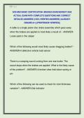 SOS MECHANIC CERTIFICATION- BRAKES EXAM NEWEST 2026  ACTUAL EXAM WITH COMPLETE QUESTIONS AND CORRECT  DETAILED ANSWERS &lpar;100&percnt; VERIFIED ANSWERS&rpar; &vert;ALREADY  GRADED A&plus;&vert; &vert;&vert;PROFESSOR VERIFIED&vert;&vert;