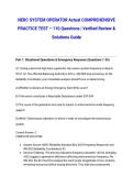 NERC SYSTEM OPERATOR Actual COMPREHENSIVE PRACTICE TEST &ndash; 110 Questions &vert; Verified Review & Solutions Guide