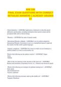 SHS 250 FINAL EXAM QUESTIONS WITH CORRECT DETAILED ANSWERS &vert;&vert; ALREADY GRADED A&plus;