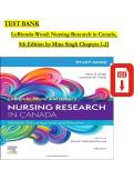 Test bank for nursing research in canada 4th edition by mina singh cherylyn cameron geri lobiondo wood and judith haber resolved rationals&excl;&excl;