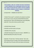 TEXAS GENERAL LINES LIFE&comma; ACCIDENT AND HEALTH INSURANCE  2 LATEST VERSIONS ACTUAL EXAM NEWEST 2026 ACTUAL EXAM  WITH COMPLETE QUESTIONS AND CORRECT DETAILED ANSWERS  &lpar;100&percnt; VERIFIED ANSWERS&rpar; &vert;ALREADY GRADED A&plus;&vert; &vert;&vert;PROFESSOR  VERIFIED&vert;&vert;