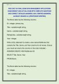 WGU D427 OA FINAL EXAM DATA MANAGEMENT APPLICATIONS  EXAM NEWEST 2026 ACTUAL EXAM WITH COMPLETE QUESTIONS  AND CORRECT DETAILED ANSWERS &lpar;100&percnt; VERIFIED ANSWERS&rpar;  &vert;ALREADY GRADED A&plus;&vert; &vert;&vert;PROFESSOR VERIFIED&vert;&vert;