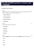 SPCE 609 SAFMEDS questions n answers rated A&plus; 2025&sol;2026