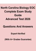 North Carolina Biology EOC Complete Exam Study Guide&period;pdf